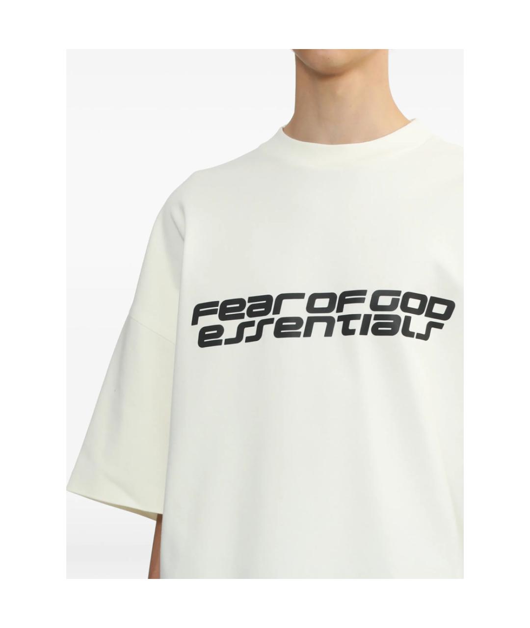 FEAR OF GOD ESSENTIALS Хлопко-полиэстеровая футболка, фото 5