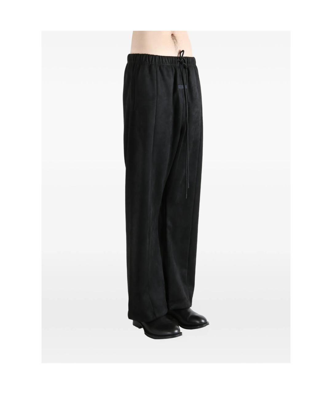 FEAR OF GOD ESSENTIALS Черные полиэстеровые повседневные брюки, фото 2
