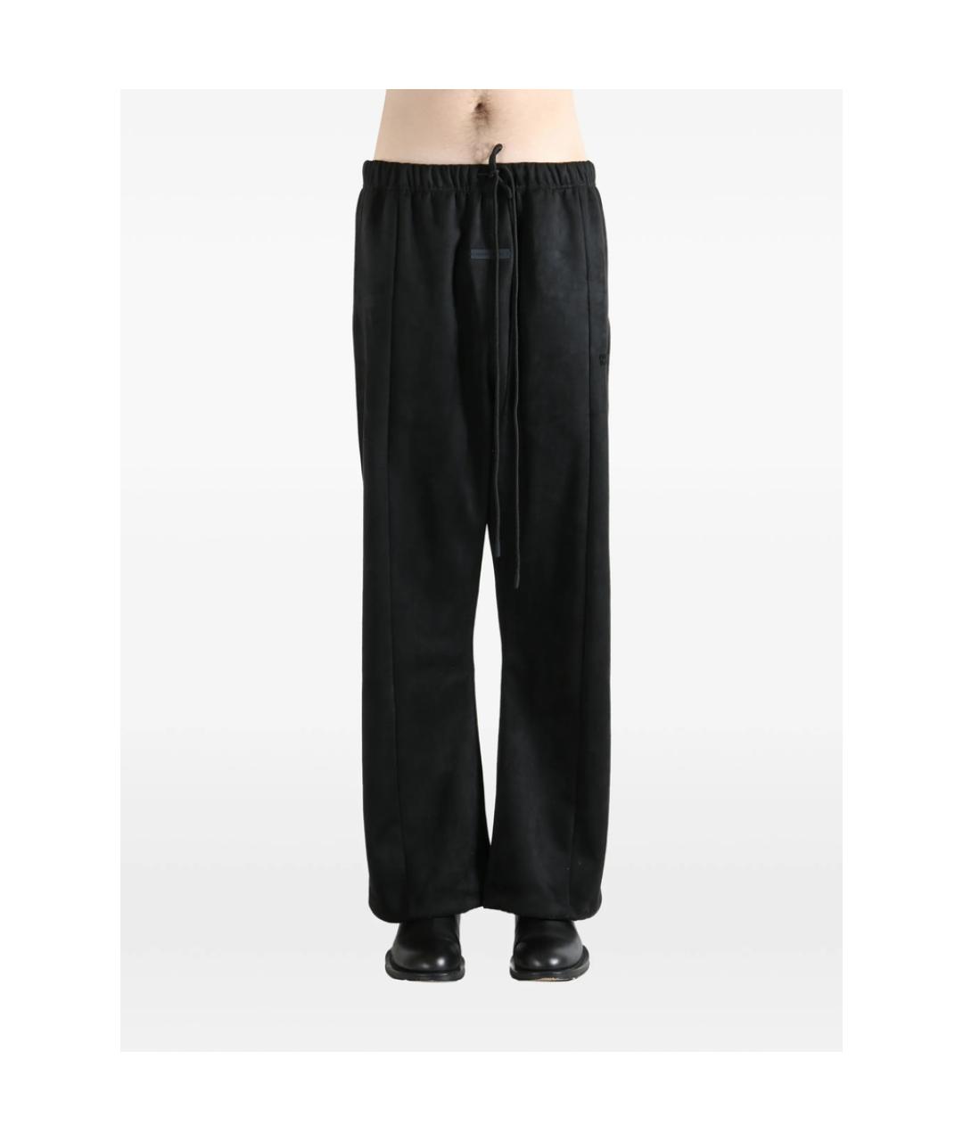 FEAR OF GOD ESSENTIALS Черные полиэстеровые повседневные брюки, фото 3