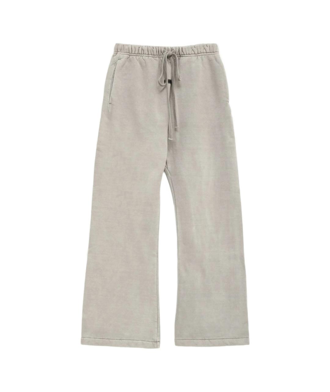 FEAR OF GOD ESSENTIALS Серые хлопковые повседневные брюки, фото 1