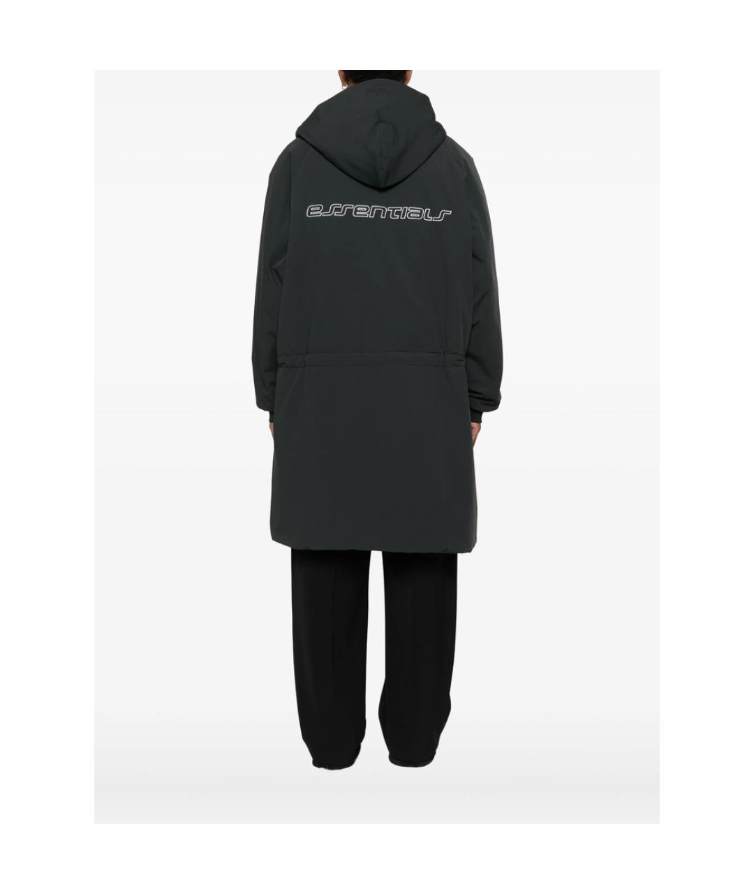 FEAR OF GOD ESSENTIALS Черная полиамидовая парка, фото 3