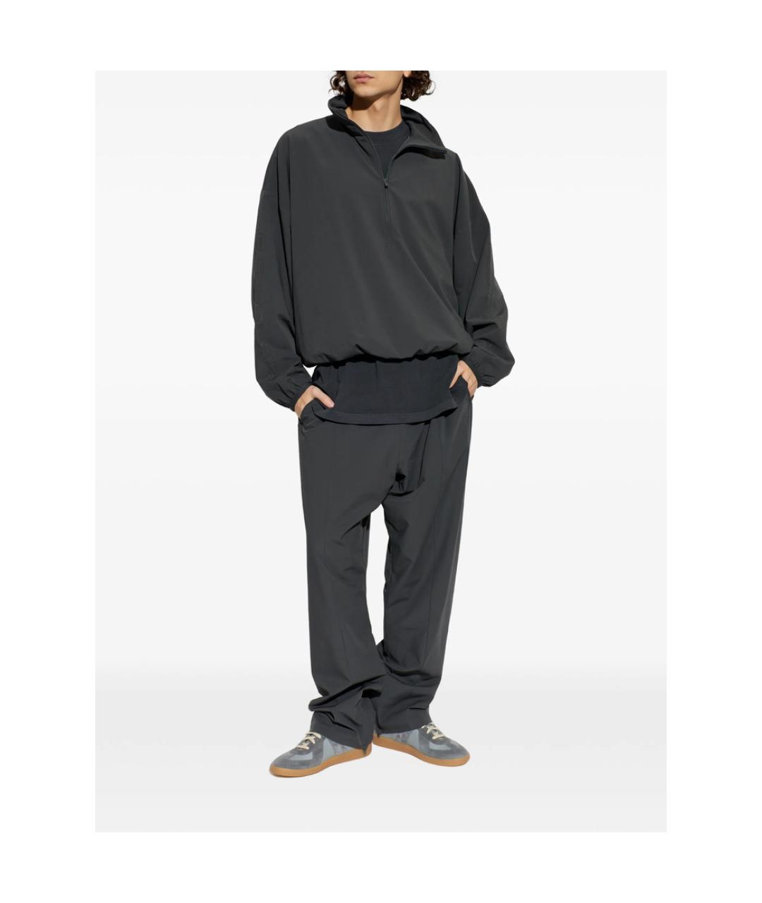 FEAR OF GOD ESSENTIALS Серая полиамидовая куртка, фото 3