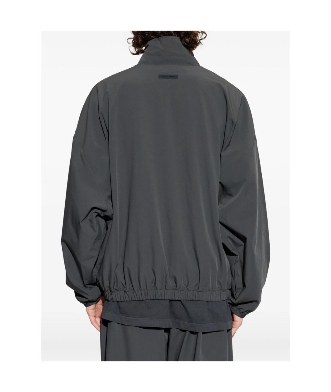 FEAR OF GOD ESSENTIALS Серая полиамидовая куртка, фото 2