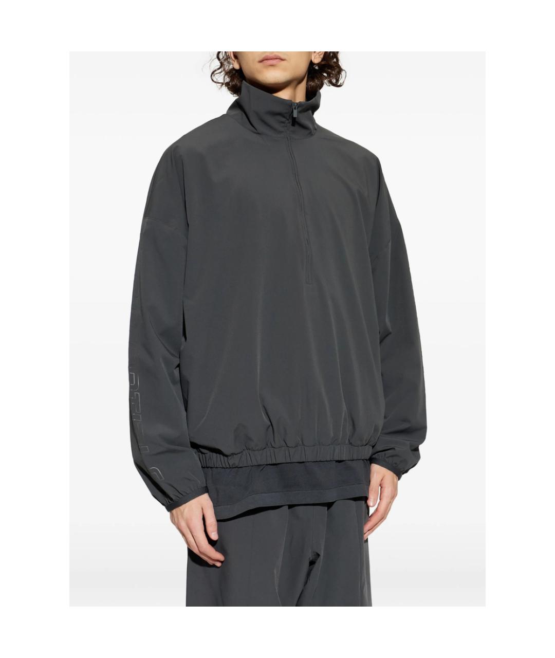 FEAR OF GOD ESSENTIALS Серая полиамидовая куртка, фото 5