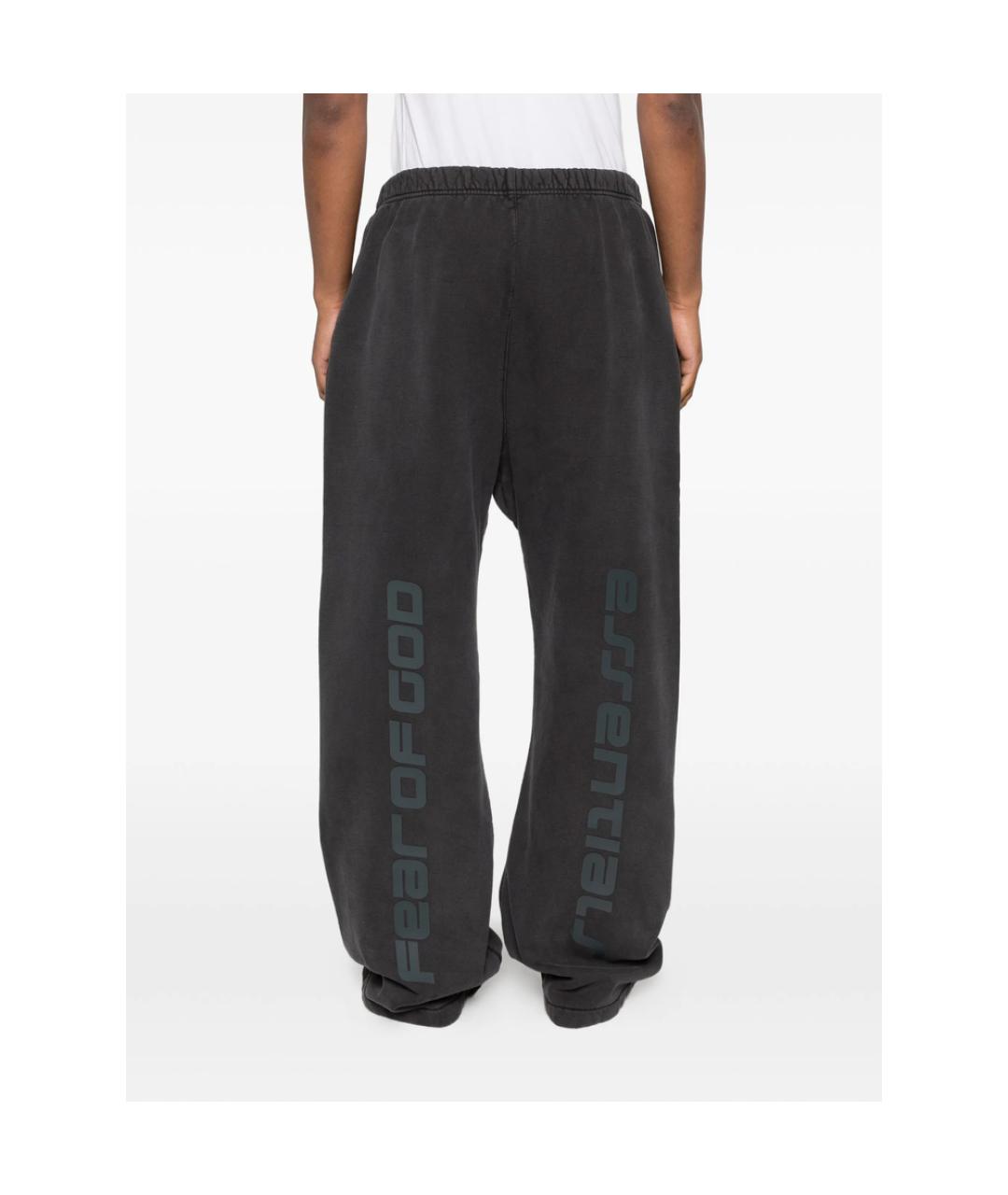 FEAR OF GOD ESSENTIALS Серые хлопковые повседневные брюки, фото 4