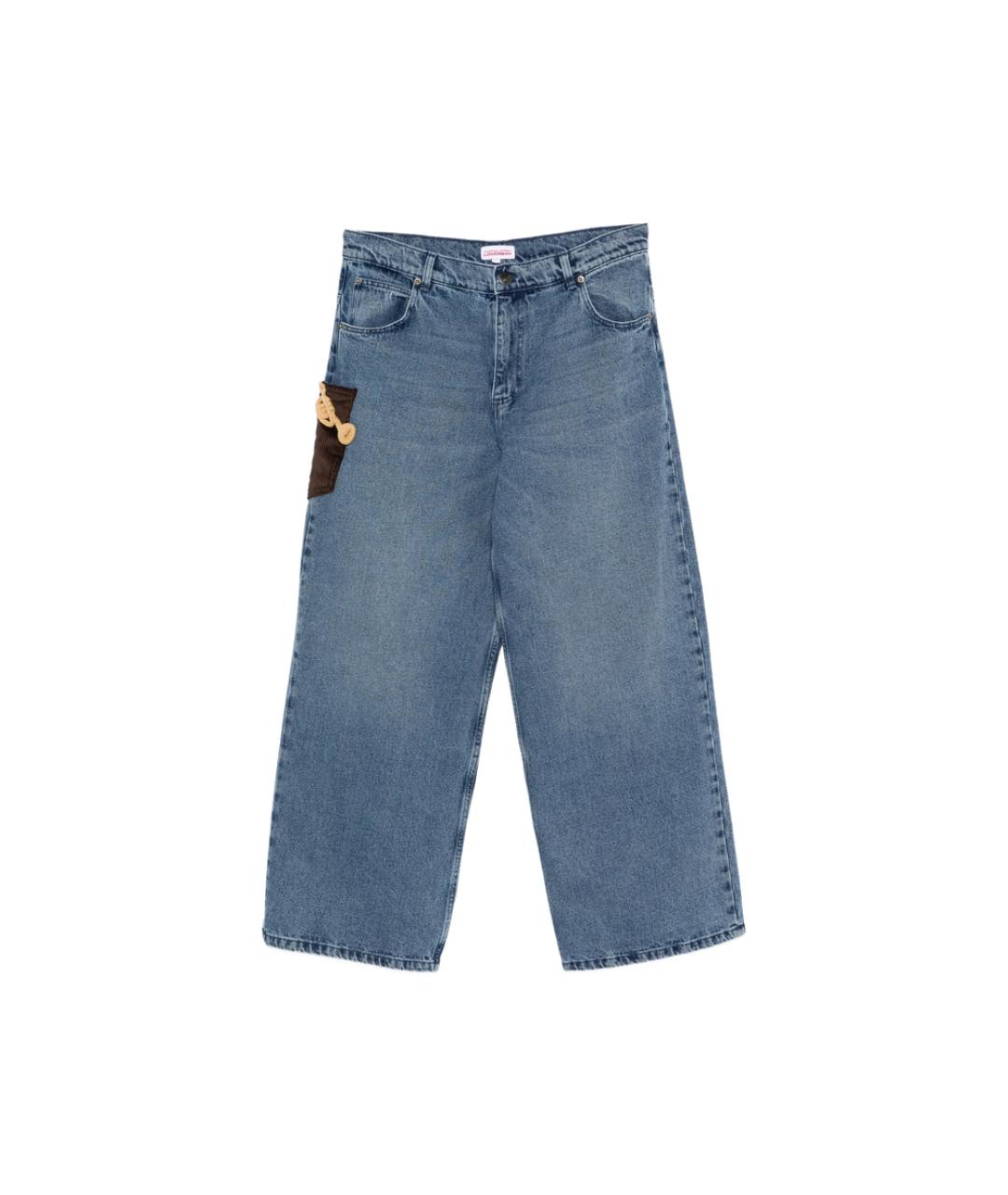 CHARLES JEFFREY LOVERBOY Синие хлопковые джинсы, фото 1