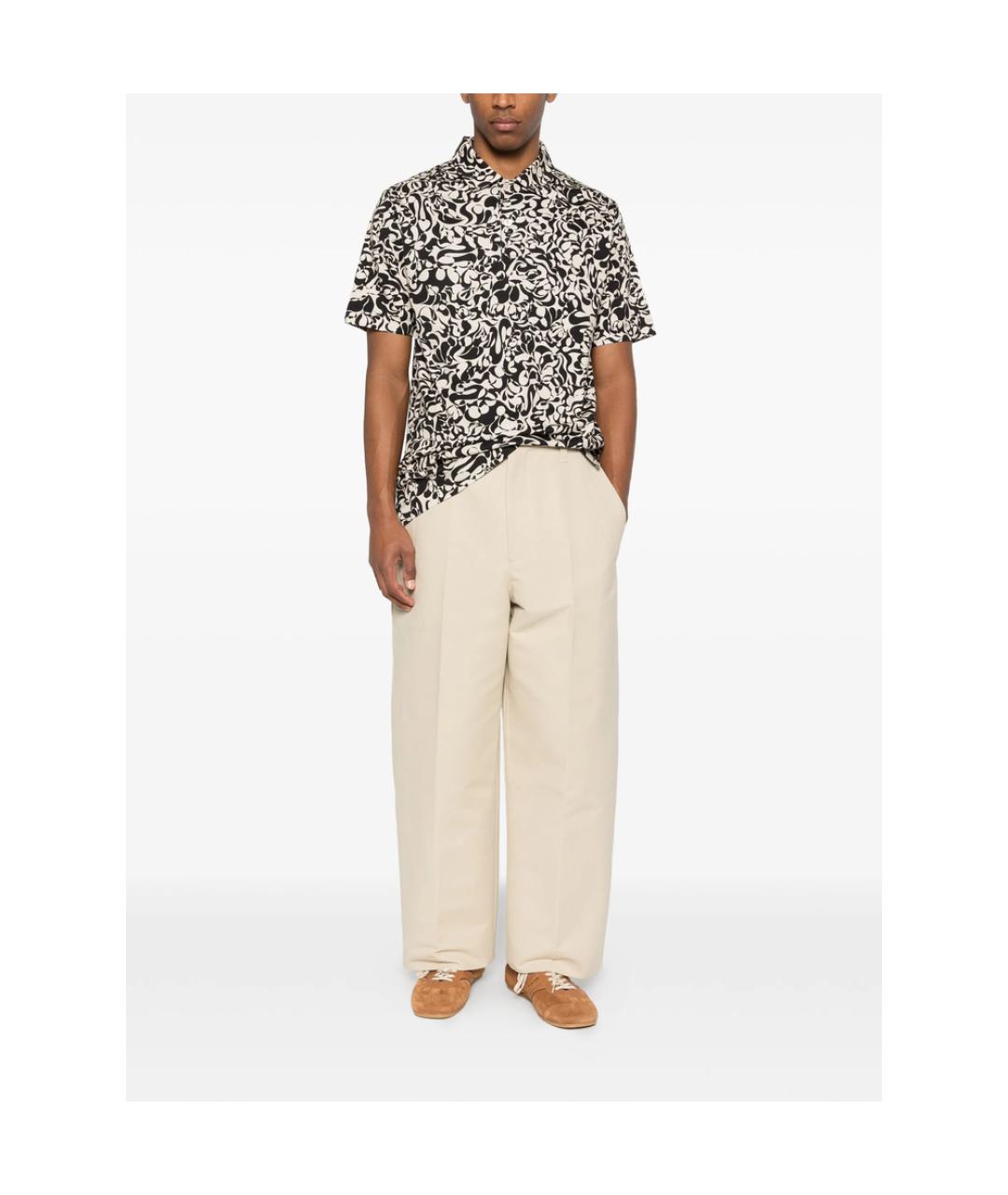 DRIES VAN NOTEN Мульти хлопковое поло с коротким рукавом, фото 5