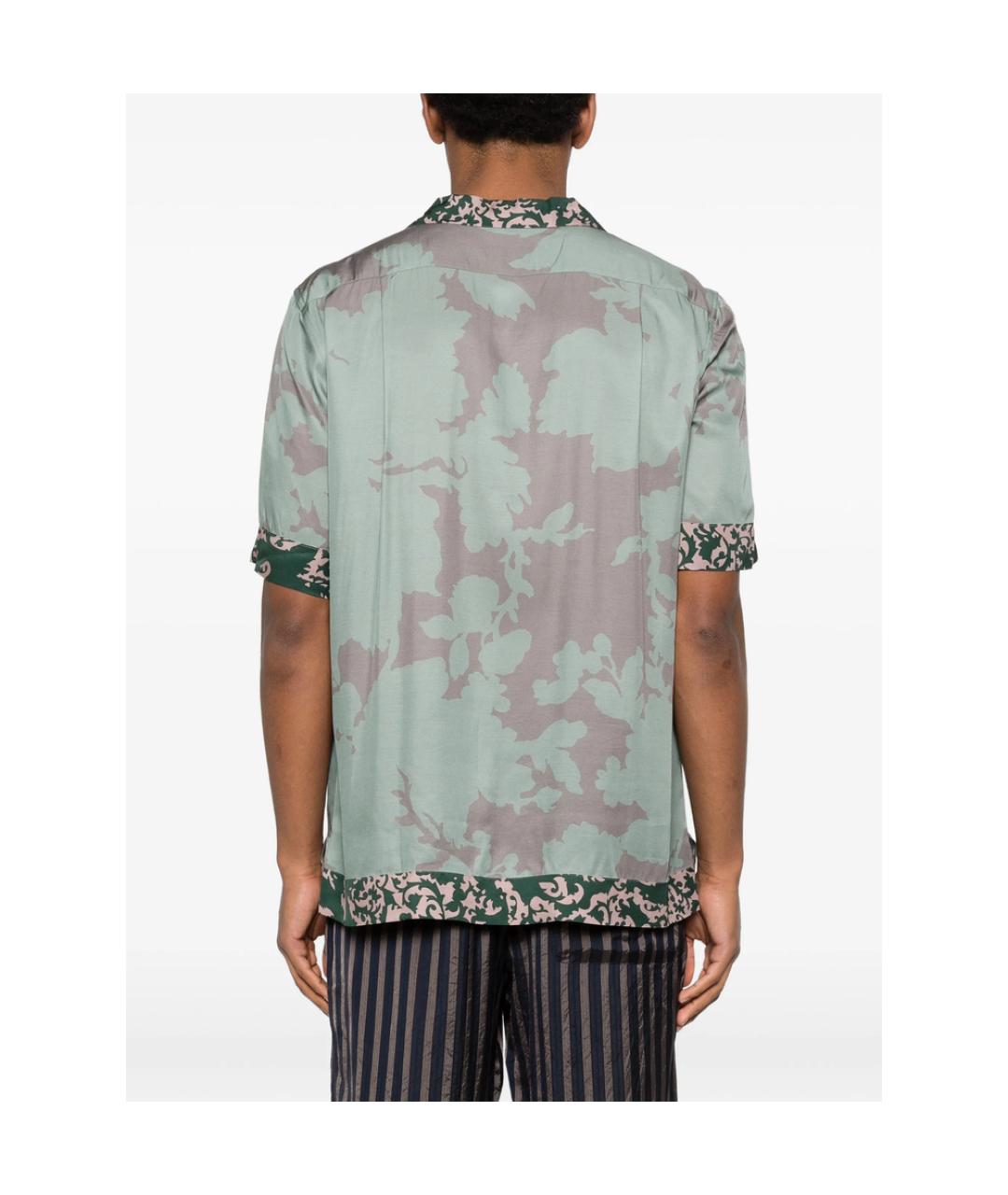 DRIES VAN NOTEN Зеленая классическая рубашка, фото 5