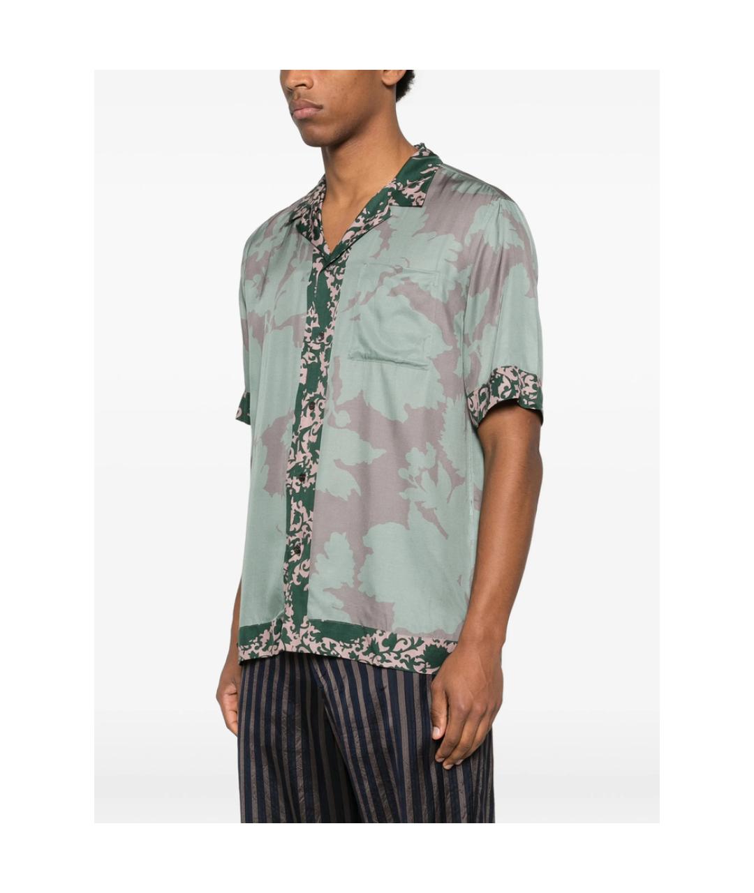 DRIES VAN NOTEN Зеленая классическая рубашка, фото 2