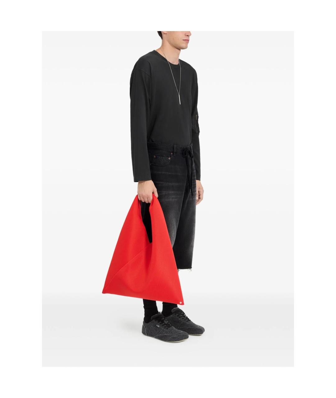 MM6 MAISON MARGIELA Черные хлопковые шорты, фото 4