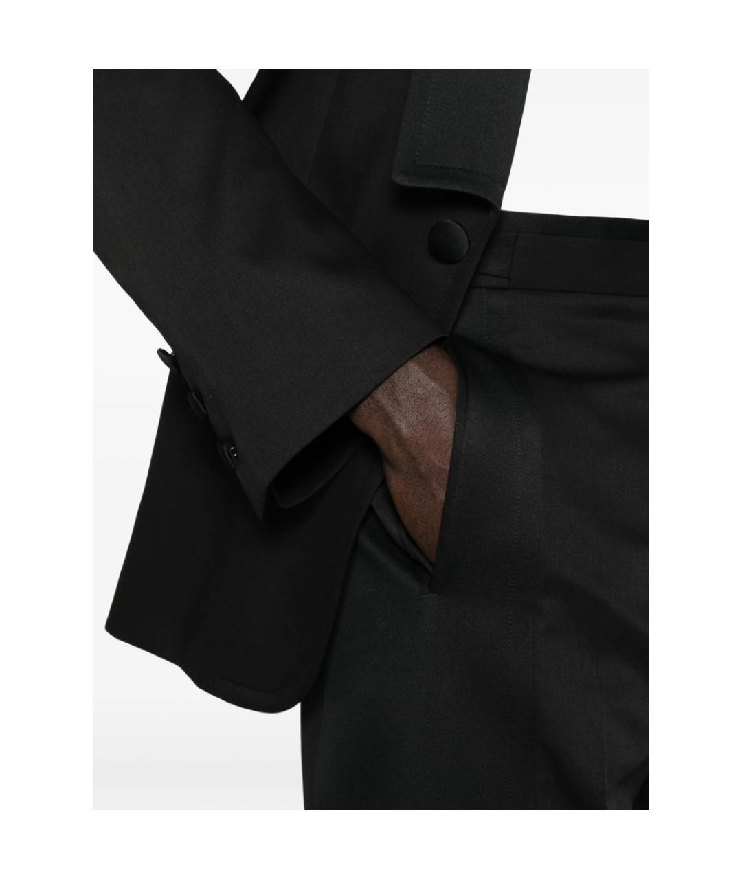 VIVIENNE WESTWOOD Черные полиэстеровые классические брюки, фото 4