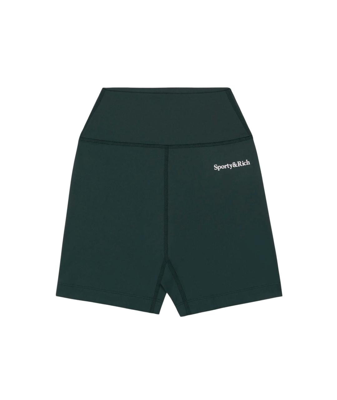 SPORTY AND RICH Зеленые полиамидовые спортивные брюки и шорты, фото 1