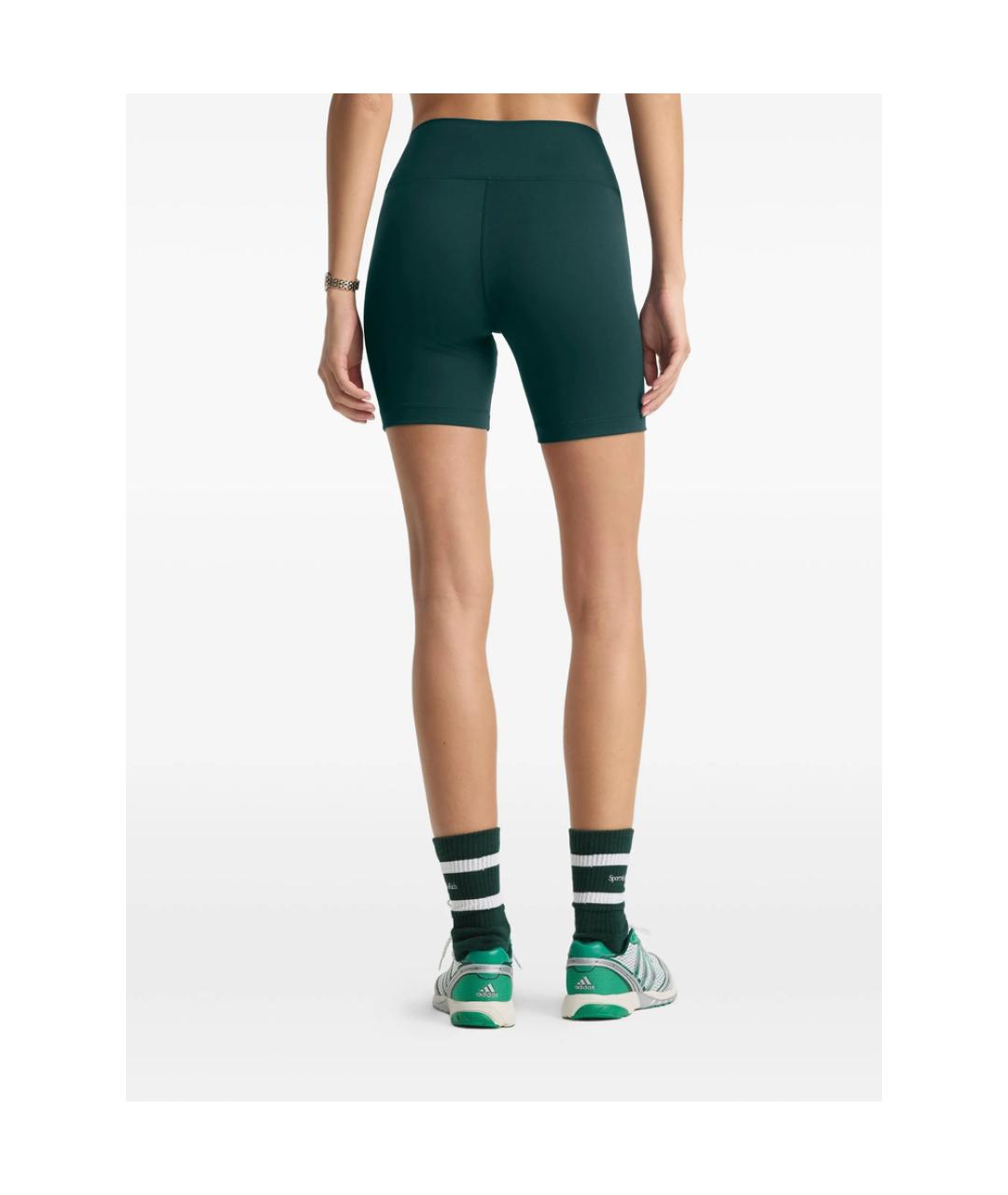 SPORTY AND RICH Зеленые полиамидовые спортивные брюки и шорты, фото 5