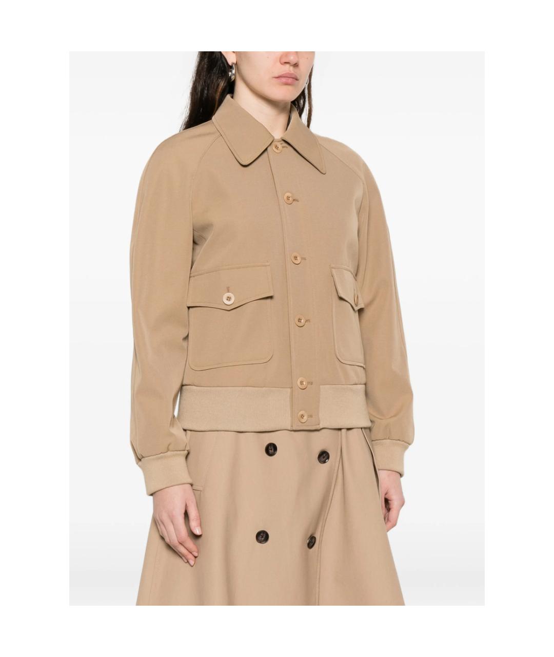 A.P.C. Бежевая полиэстеровая куртка, фото 2