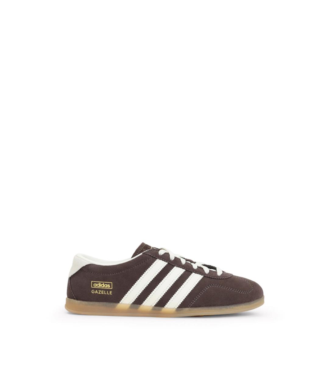 ADIDAS Коричневые замшевые кроссовки, фото 1