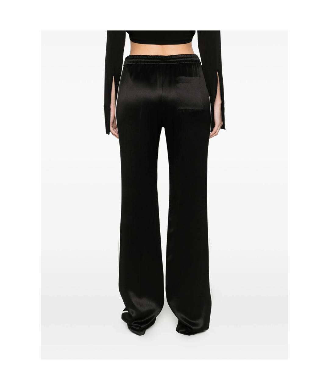 TOM FORD Черные шелковые прямые брюки, фото 3
