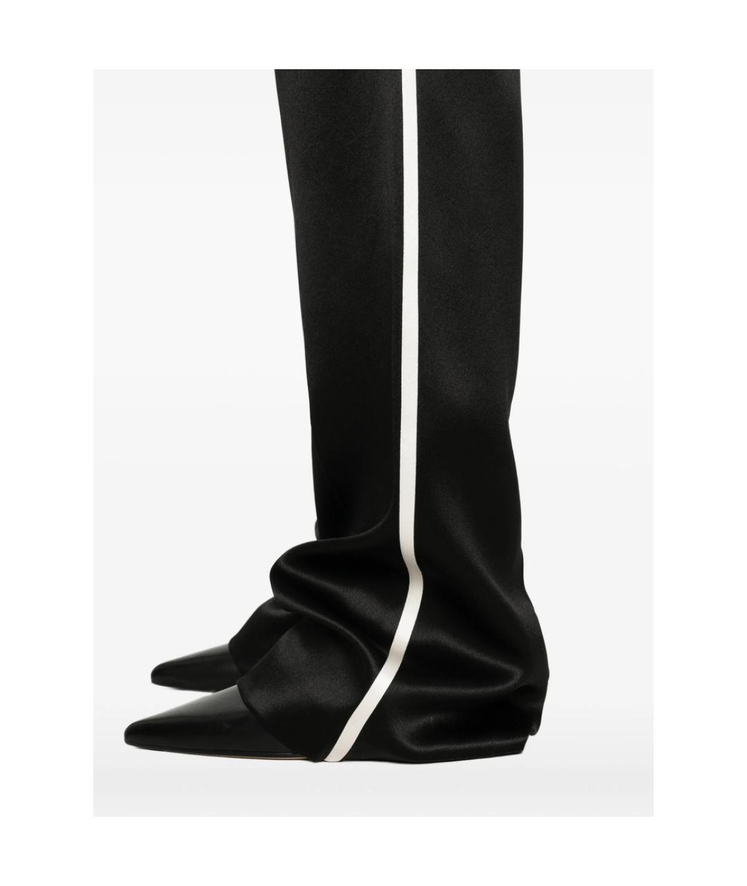 TOM FORD Черные шелковые прямые брюки, фото 4