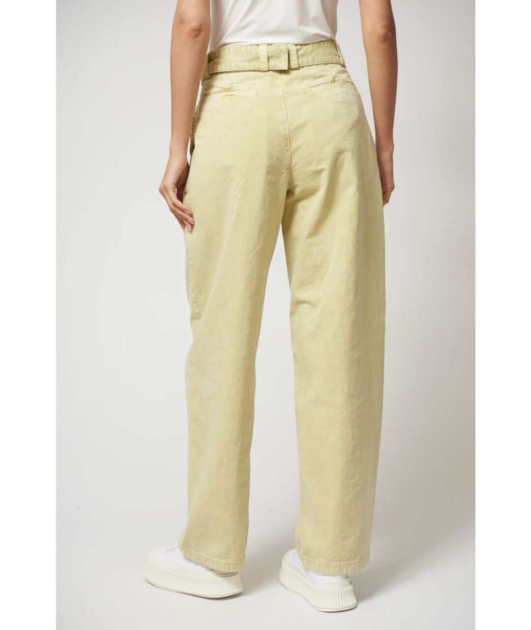 JIL SANDER Хлопковые прямые джинсы, фото 3