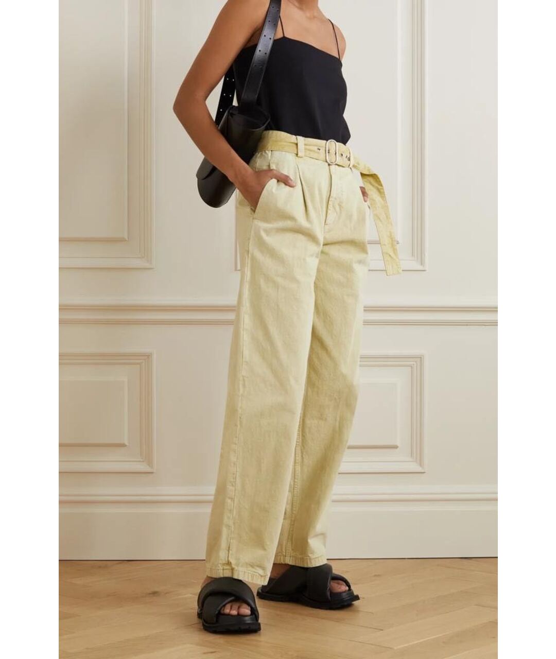 JIL SANDER Хлопковые прямые джинсы, фото 4