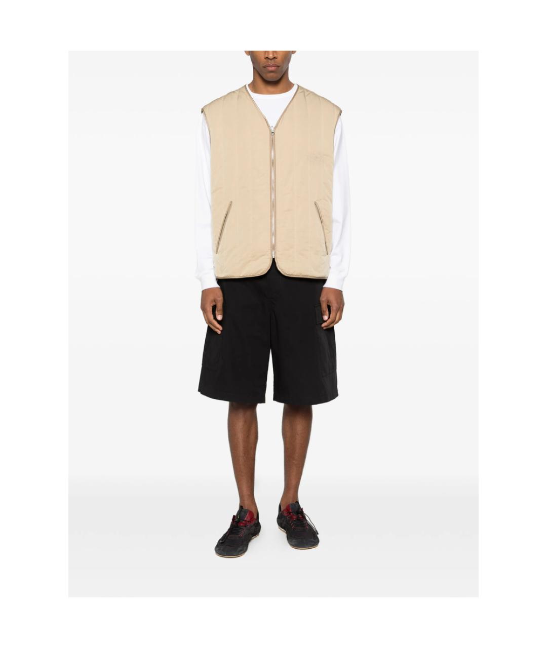 MM6 MAISON MARGIELA Черные хлопковые шорты, фото 4