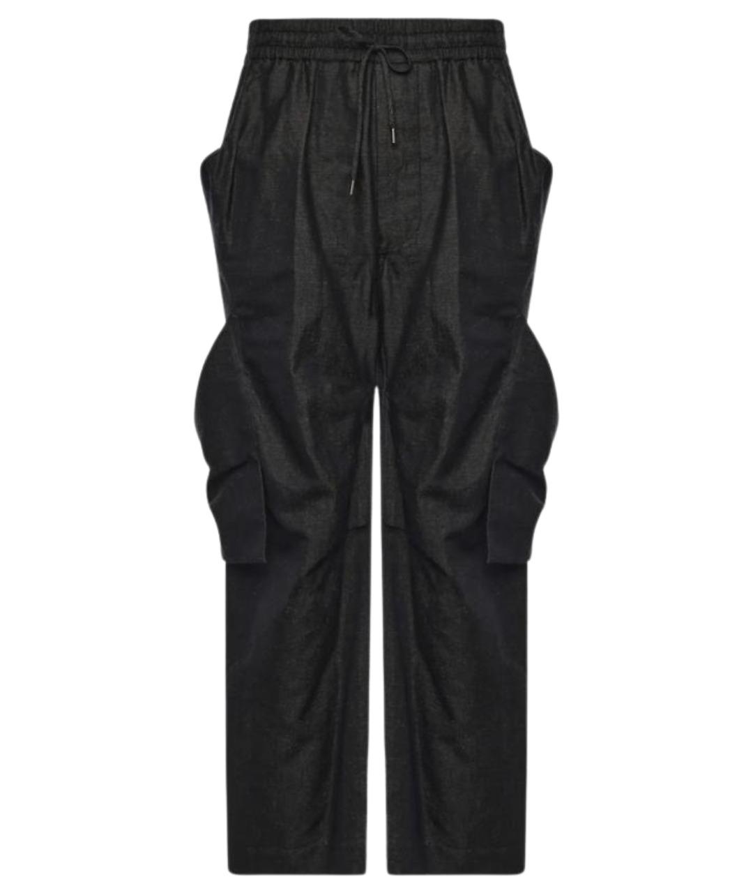 VIVIENNE WESTWOOD Черные хлопковые повседневные брюки, фото 1