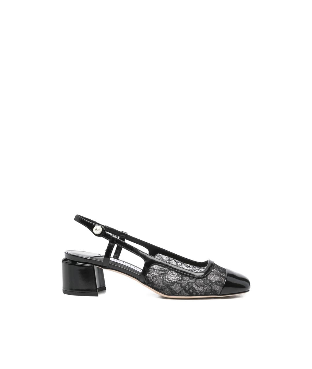 JIMMY CHOO Черные текстильные туфли, фото 1