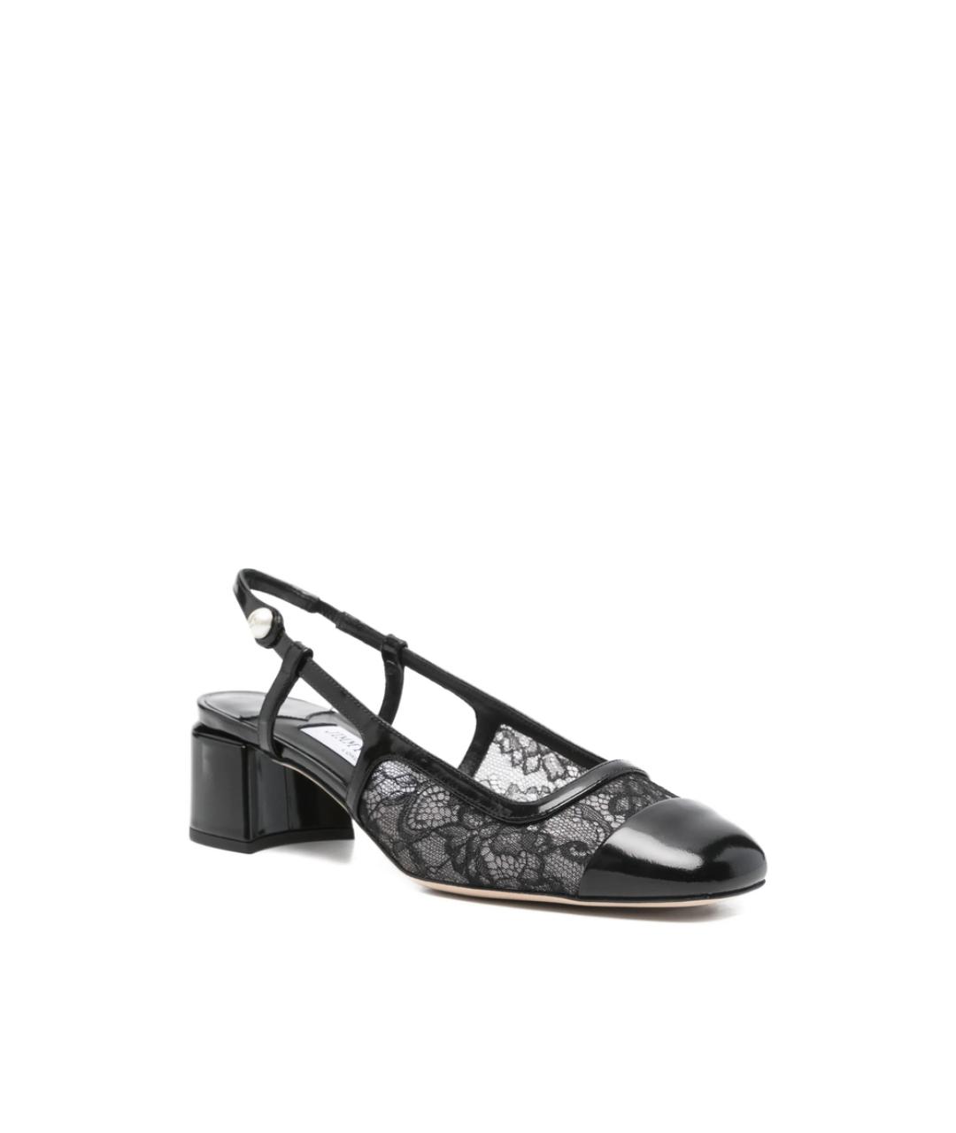 JIMMY CHOO Черные текстильные туфли, фото 2