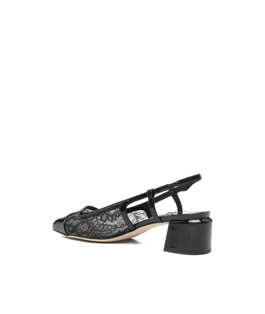 JIMMY CHOO Черные текстильные туфли, фото 3