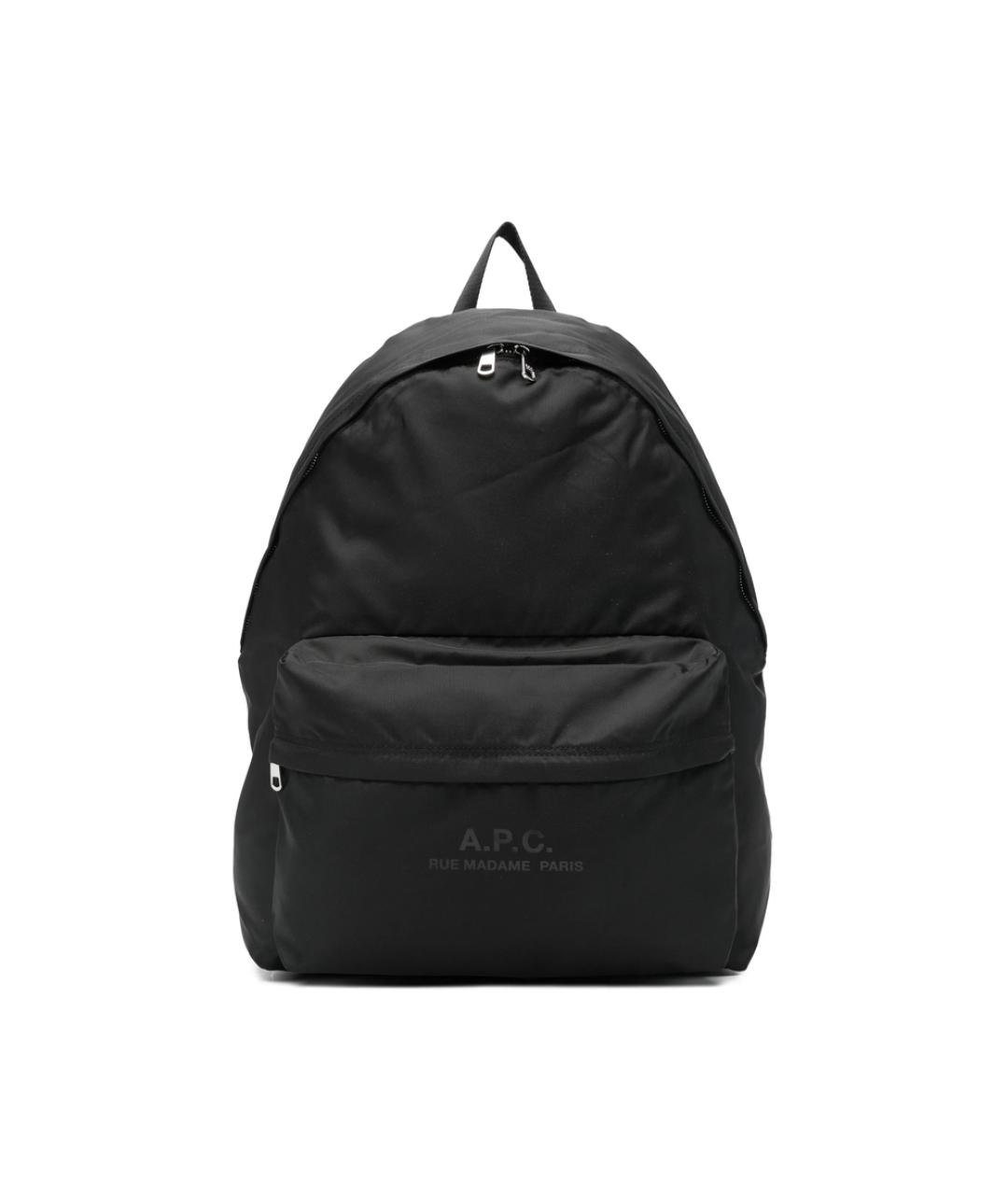 A.P.C. Черный синтетический рюкзак, фото 1