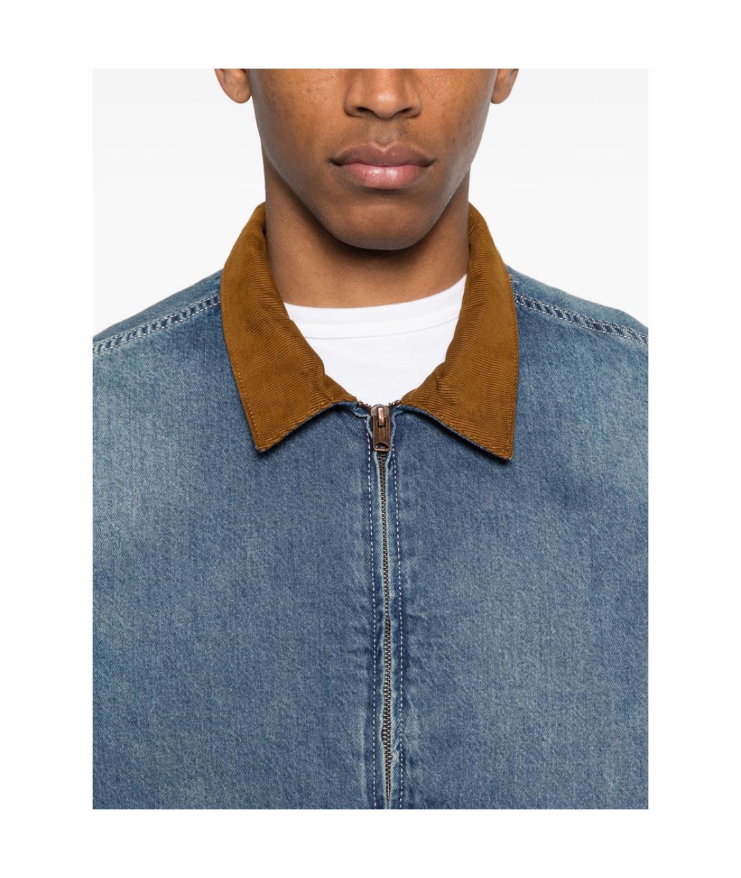 LEVI'S Синяя хлопковая куртка, фото 4