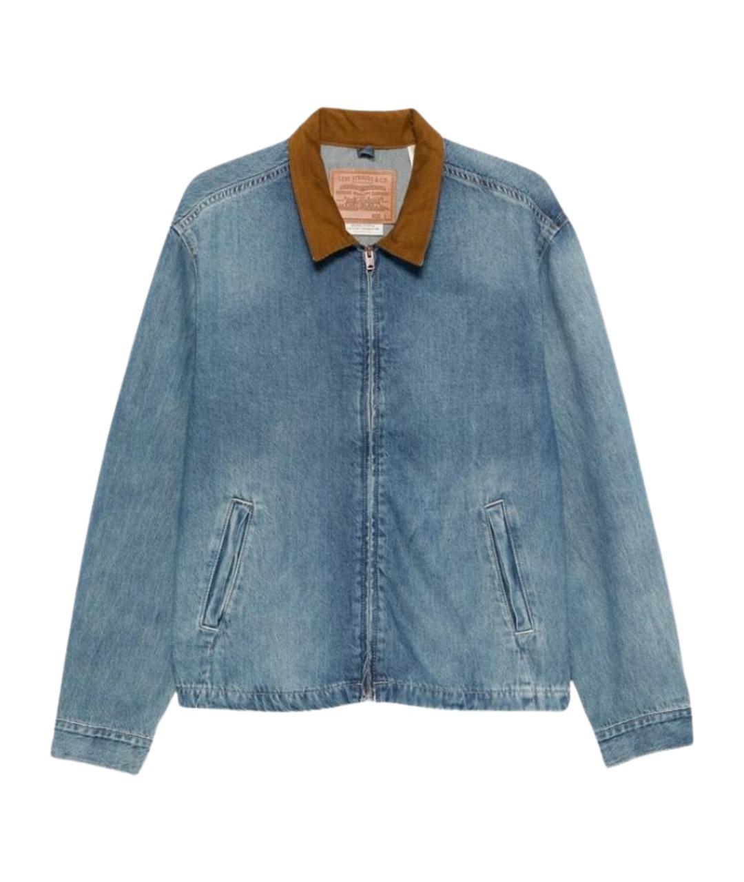 LEVI'S Синяя хлопковая куртка, фото 1