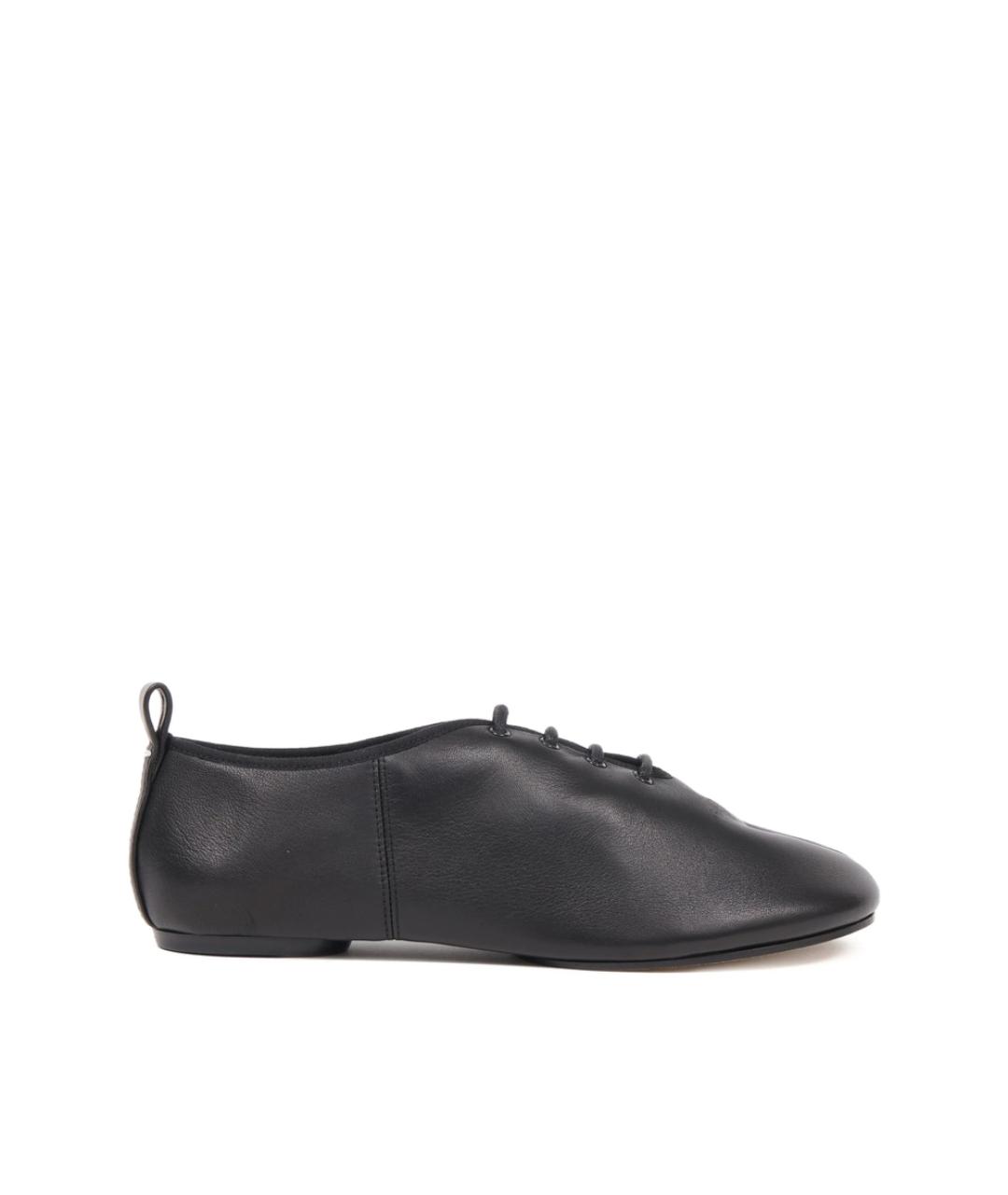 MAISON MARGIELA Черные кожаные ботинки, фото 1