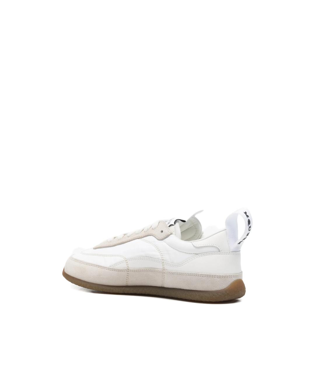 ALEXANDER MCQUEEN Белые кожаные кроссовки, фото 2