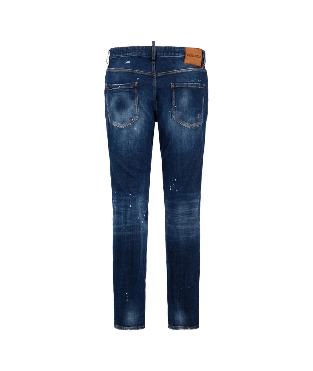 DSQUARED2 Синие деним повседневные брюки, фото 2