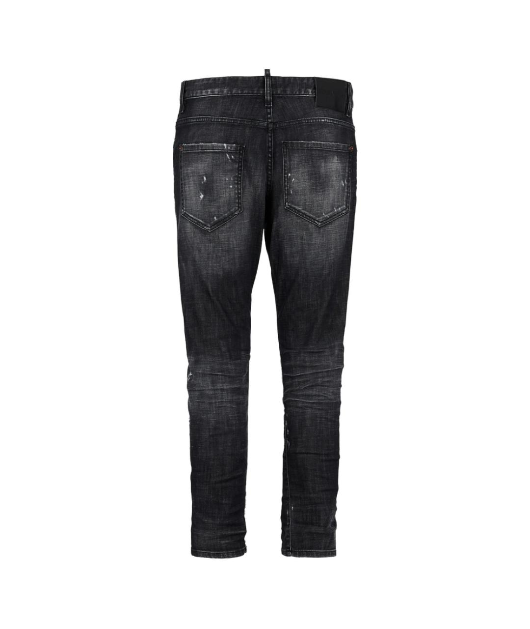 DSQUARED2 Черные хлопковые джинсы скинни, фото 2
