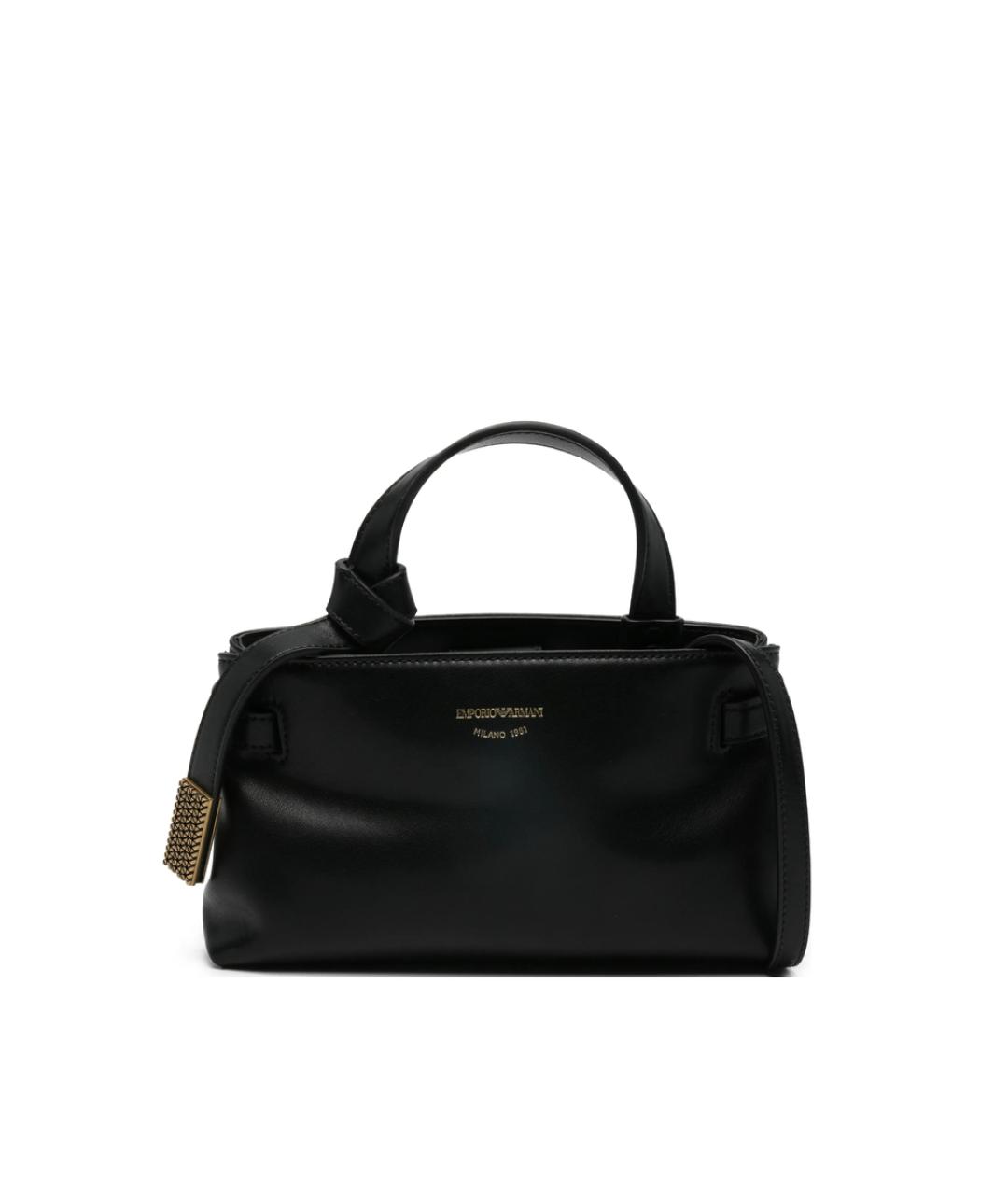 EMPORIO ARMANI Черная сумка с короткими ручками, фото 1