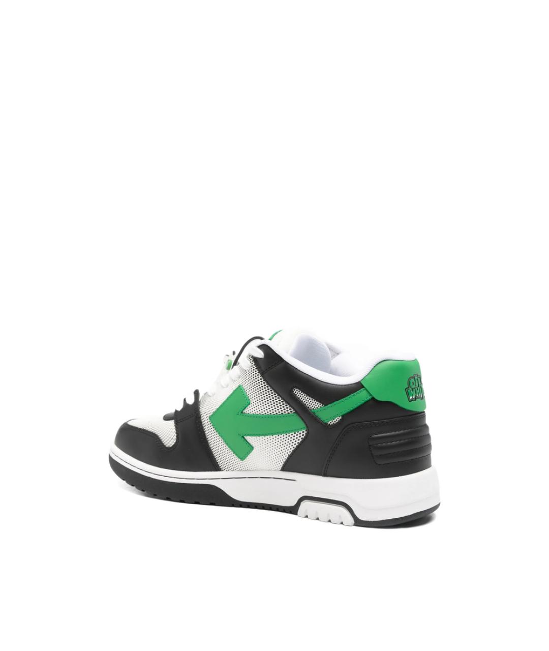 OFF-WHITE Мульти кожаные низкие кроссовки / кеды, фото 2