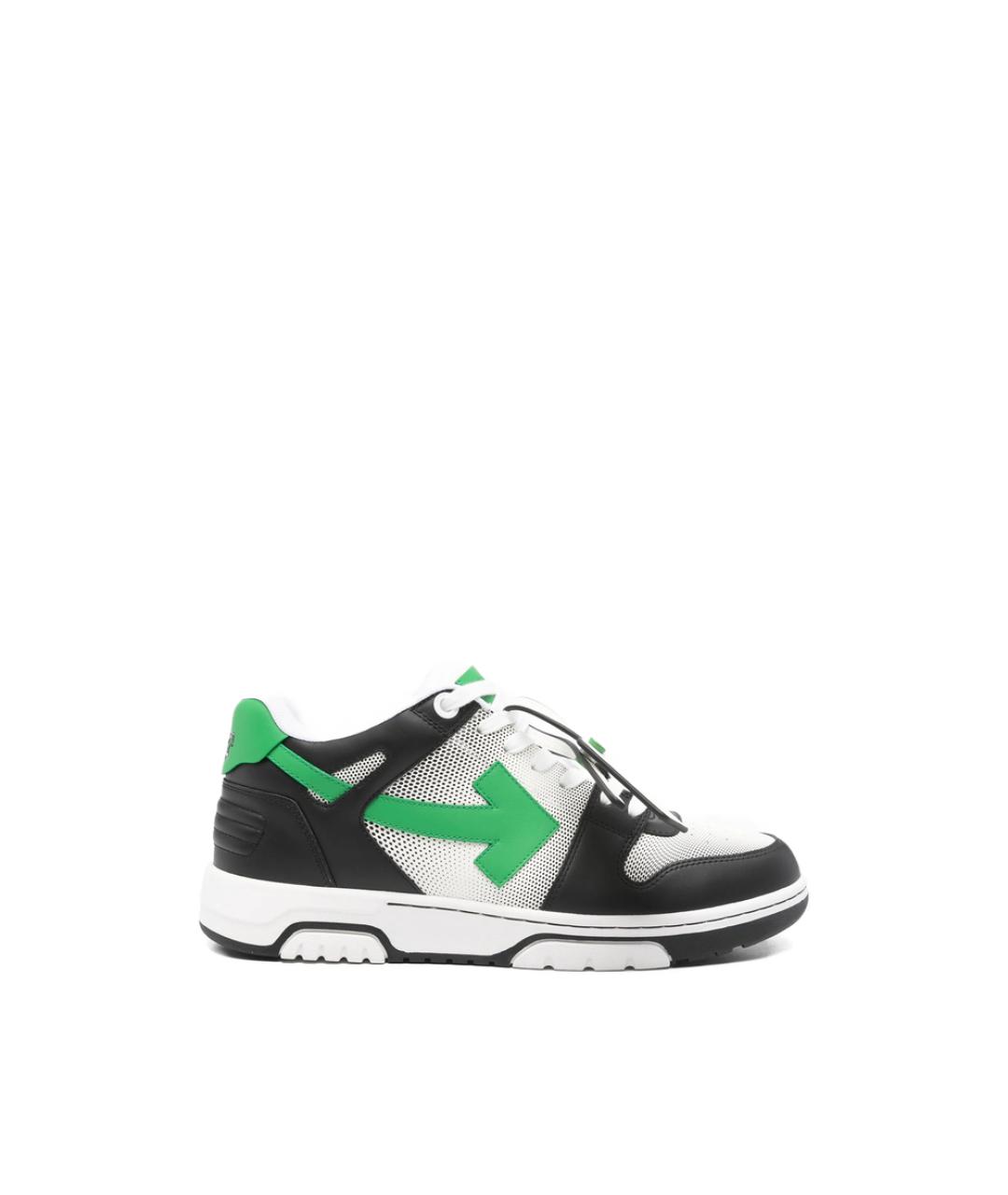 OFF-WHITE Мульти кожаные низкие кроссовки / кеды, фото 1