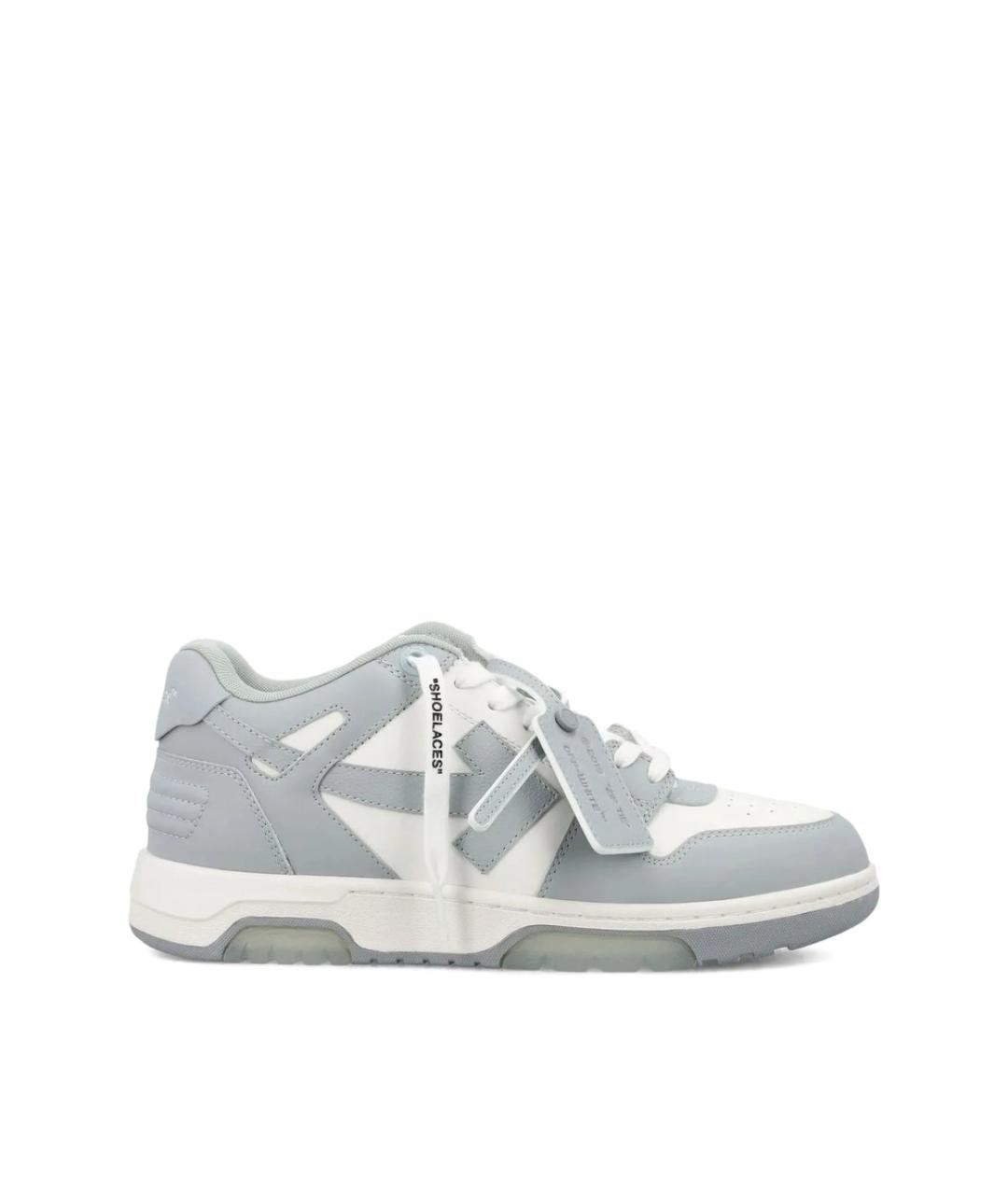 OFF-WHITE Мульти кожаные низкие кроссовки / кеды, фото 1