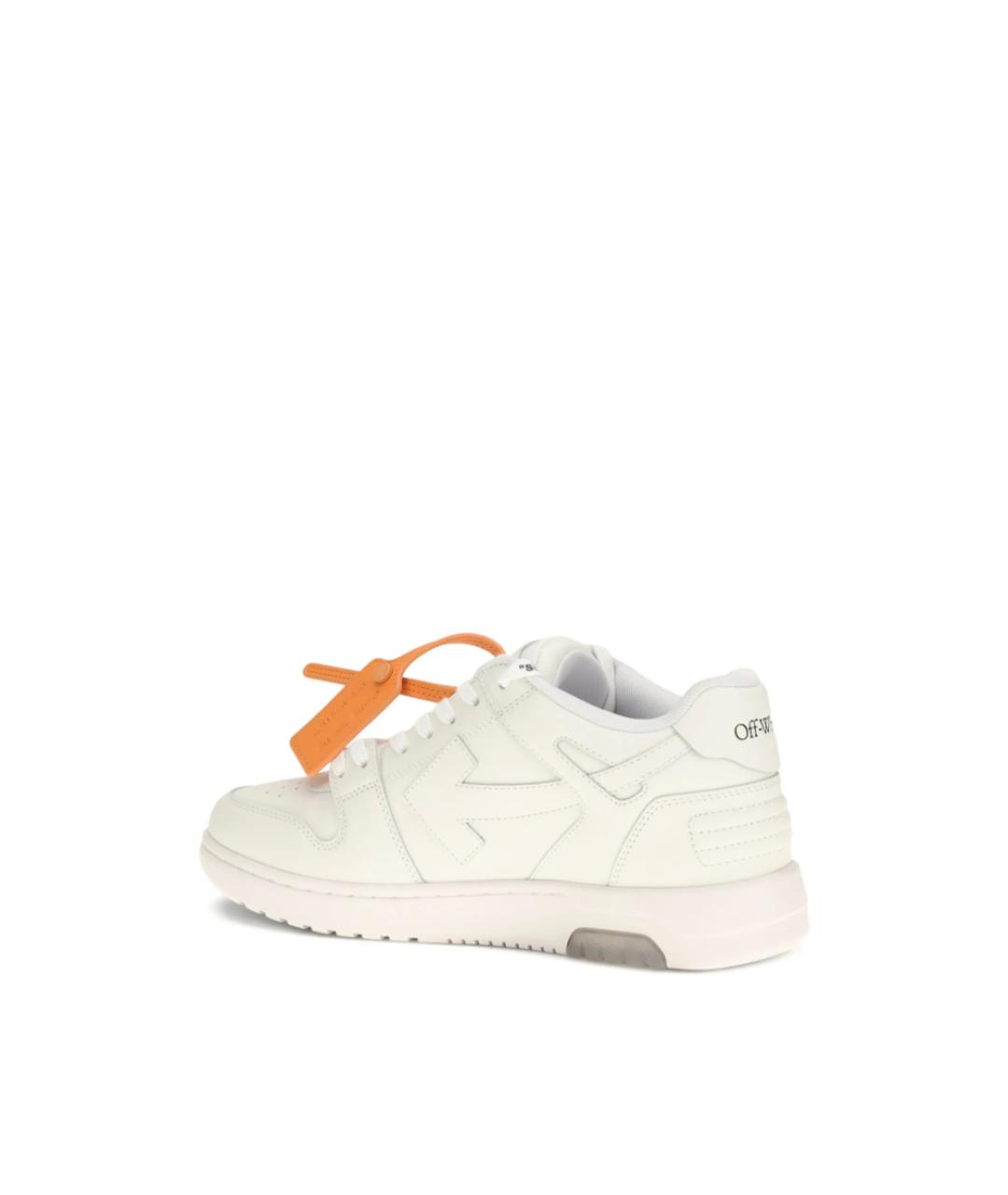 OFF-WHITE Белые низкие кроссовки / кеды, фото 3