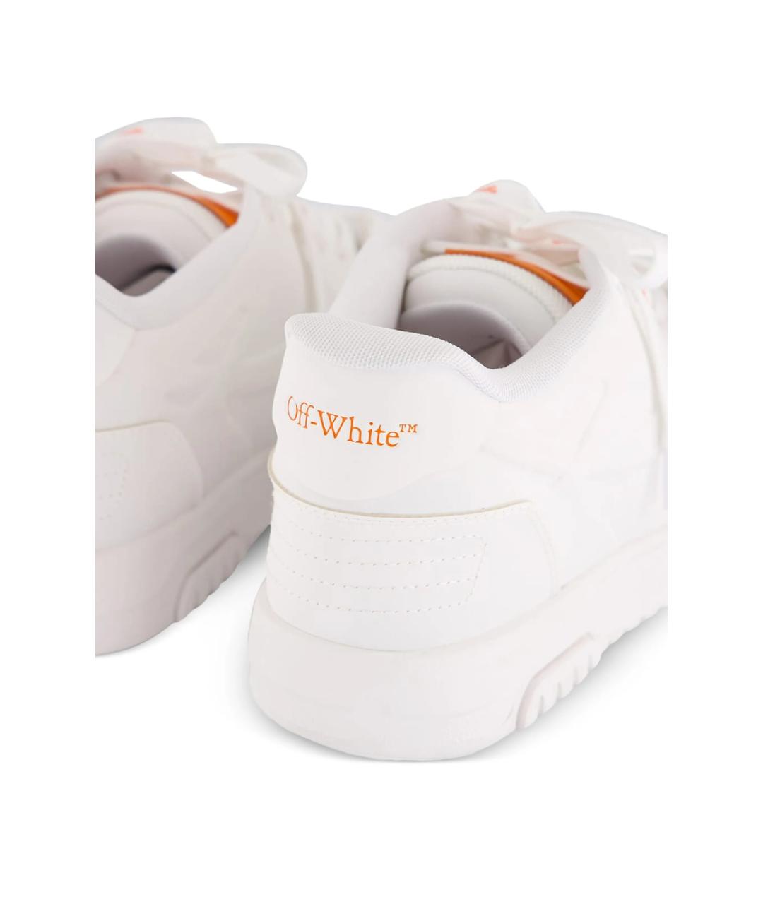 OFF-WHITE Белые низкие кроссовки / кеды, фото 6