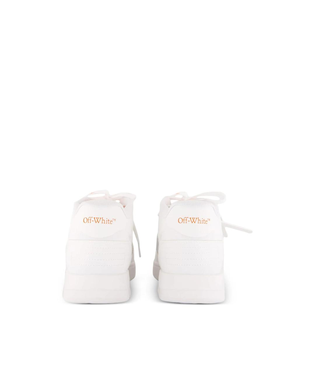 OFF-WHITE Белые низкие кроссовки / кеды, фото 3