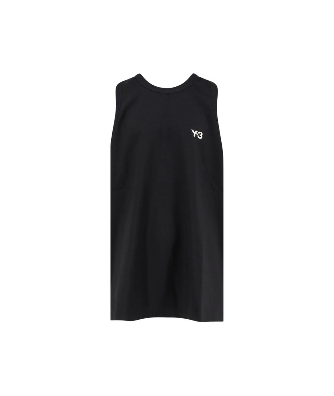 Y-3 Черная синтетическая футболка, фото 1