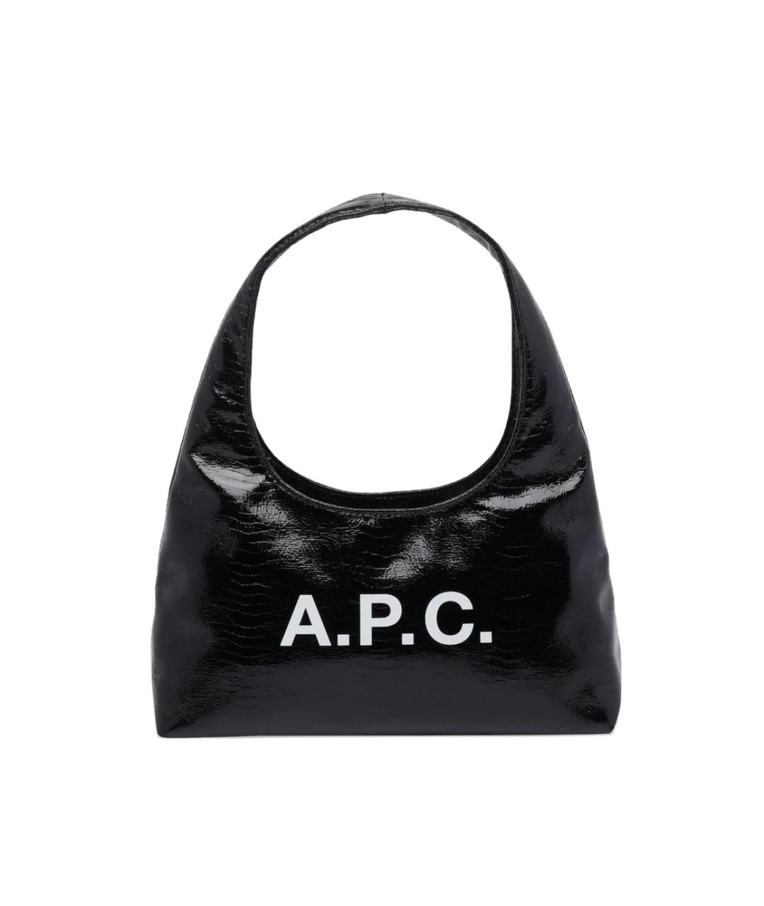 A.P.C. Черная сумка через плечо из искусственной кожи, фото 1