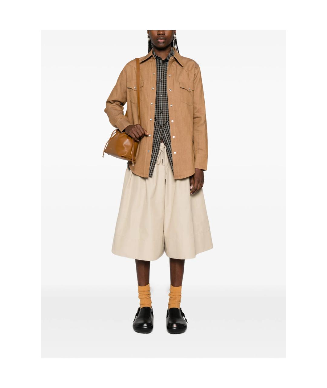 A.P.C. Коричневая хлопковая рубашка, фото 3