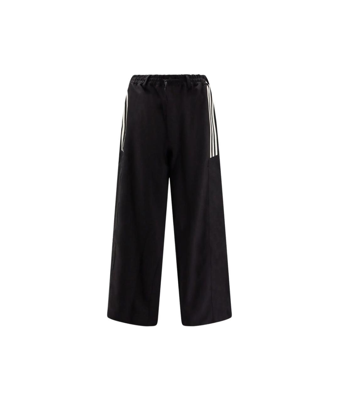 Y-3 Черные полиэстеровые повседневные брюки, фото 1