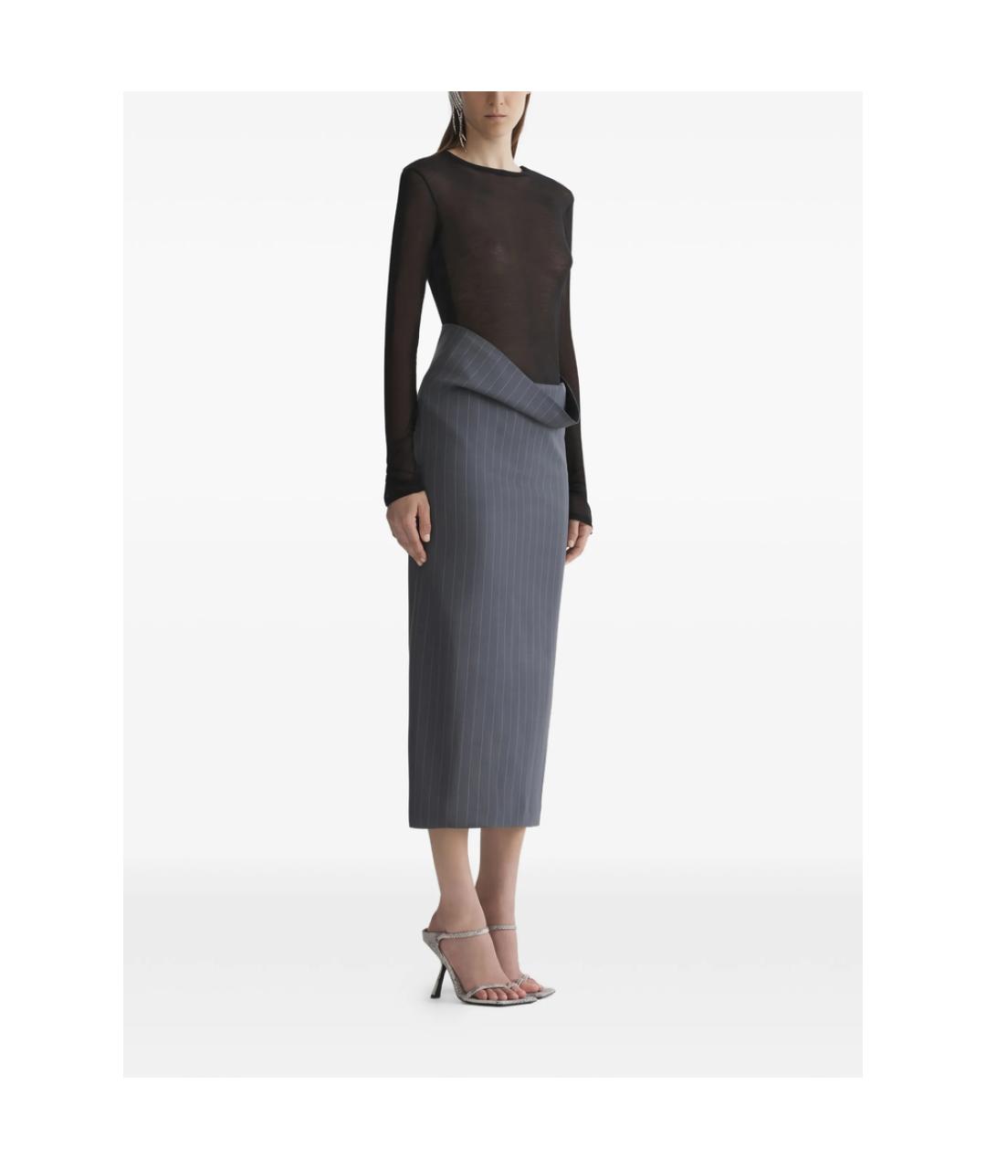 MUGLER Черная футболка, фото 5