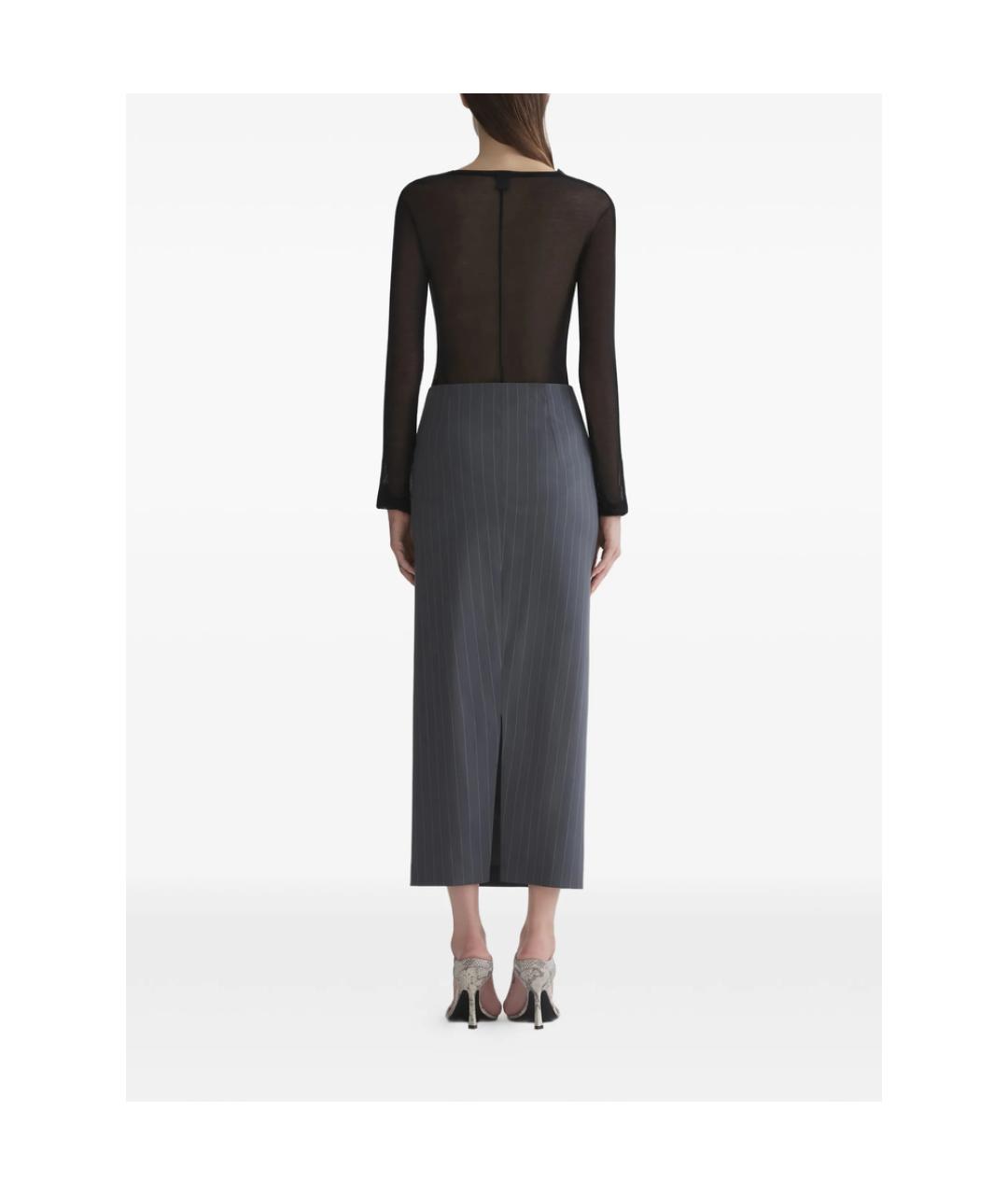 MUGLER Черная футболка, фото 4