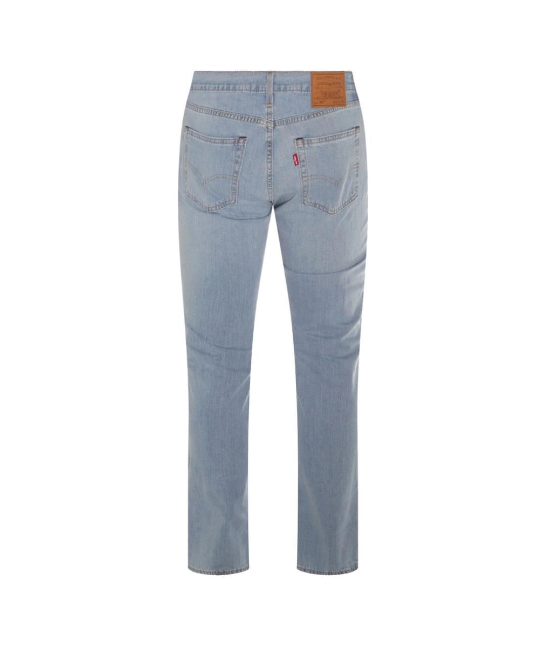 LEVI'S Голубые хлопковые джинсы скинни, фото 2