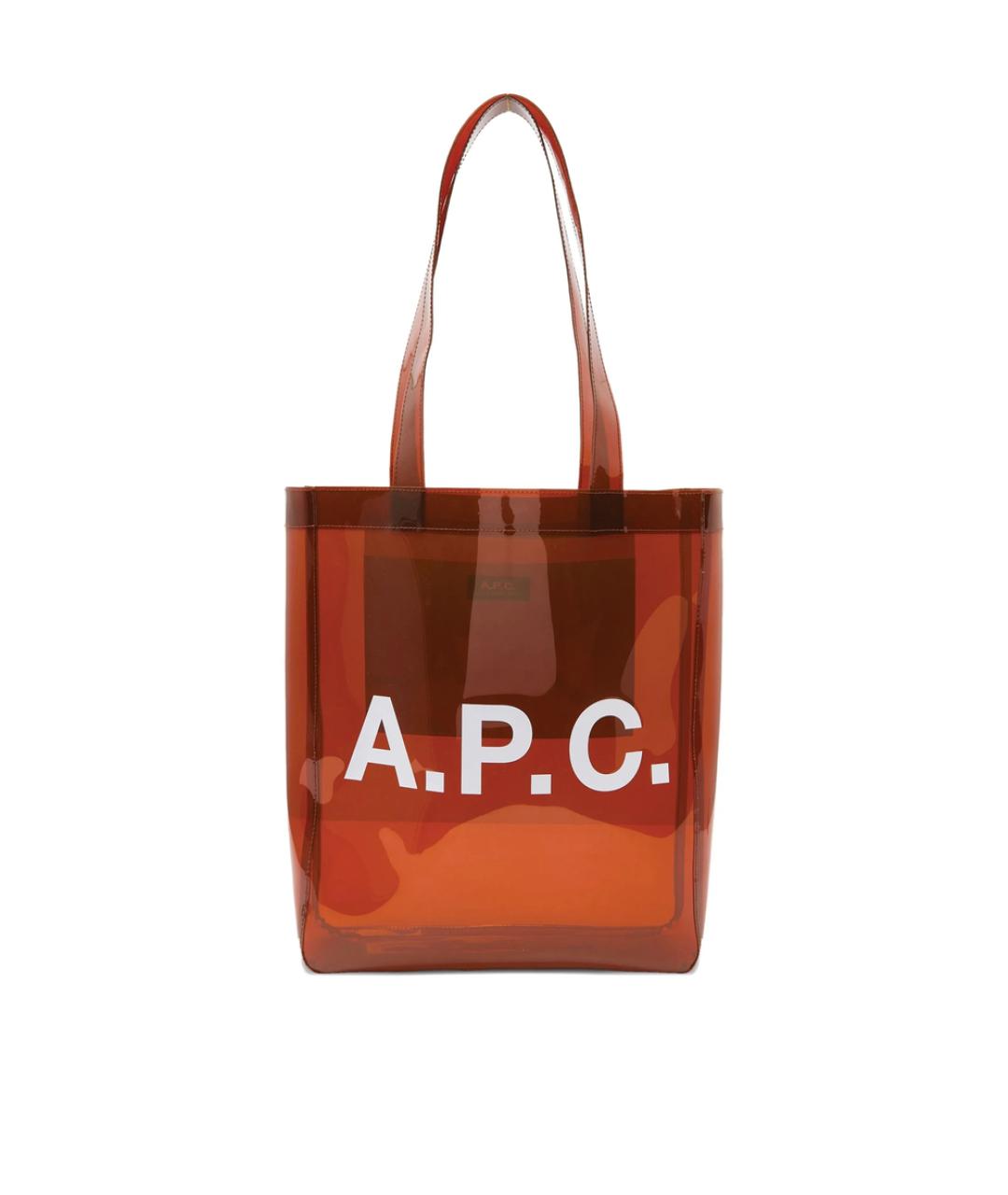 A.P.C. Коричневая сумка тоут, фото 1